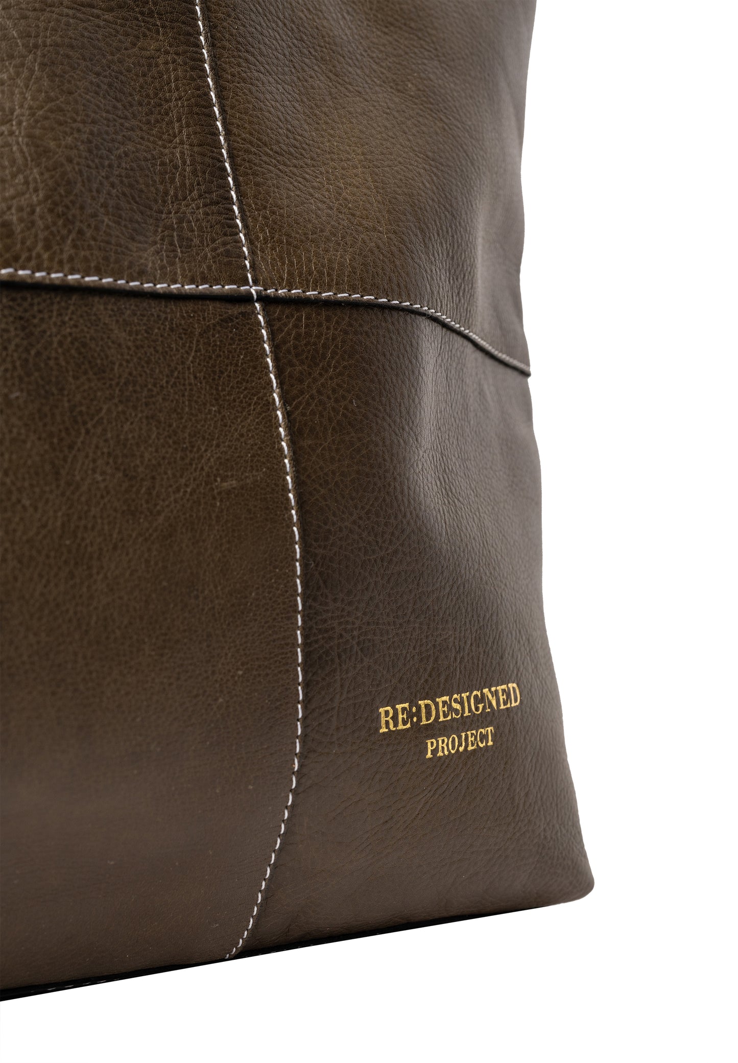 Re:Designed - Project 19 - Leather Shopper Bag - Dark Green - SEPTEMBER DELIVERY
