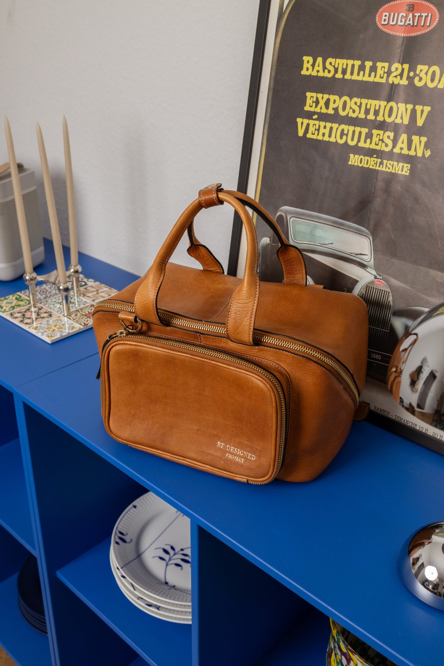 Re:Designed - Project 39 Crossover Bag - Burned Tan/Gold