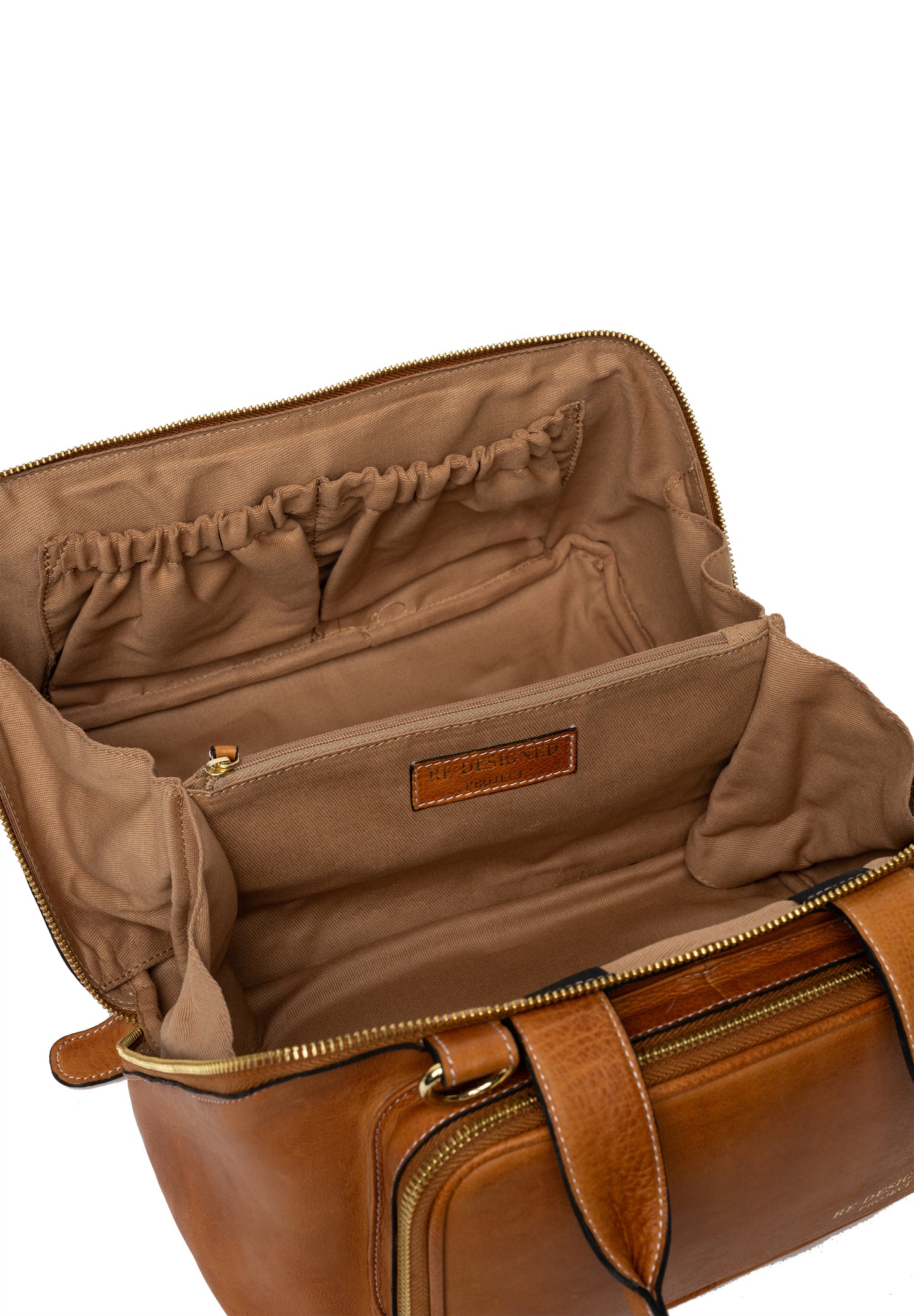 Re:Designed - Project 39 Crossover Bag - Burned Tan/Gold