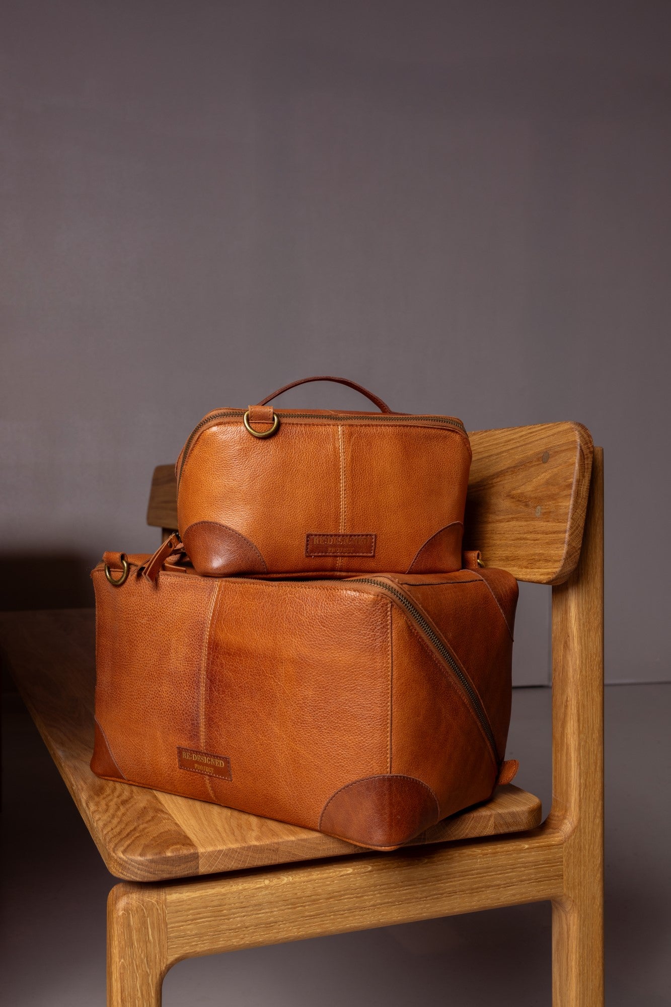 Re:Designed - Project 80 Large Organiser - Burned Tan/Walnut - PREORDER SEPTEMBER DELIVERY