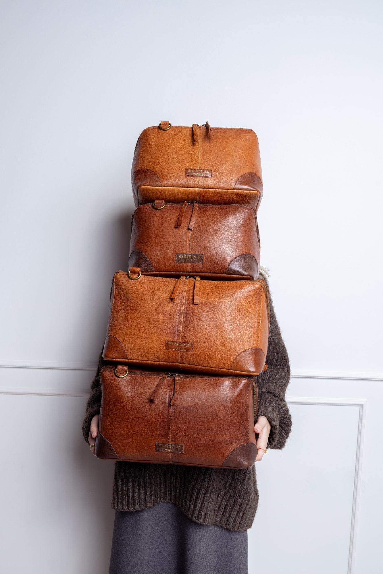 Re:Designed - Project 80 Large Organiser - Burned Tan/Walnut - PREORDER SEPTEMBER DELIVERY