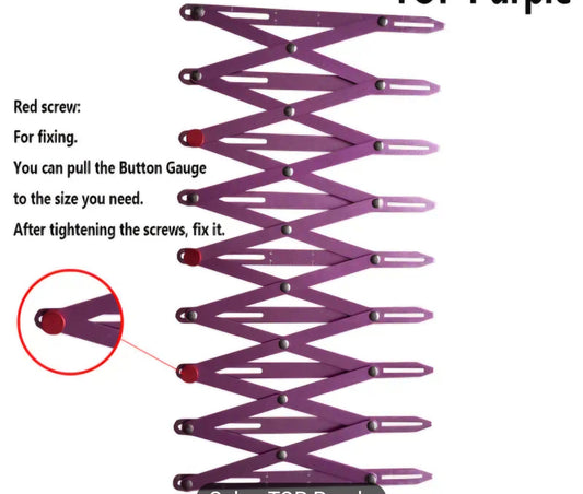 Buttonhole Spacer - Purple