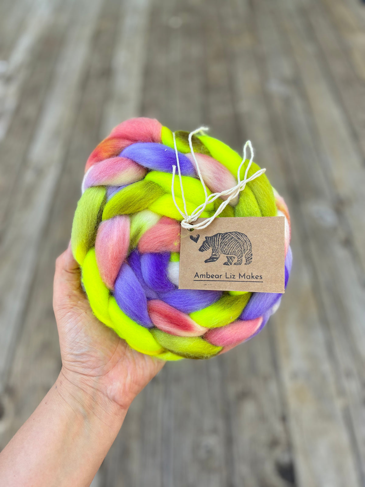 Sticky Note - Spinning Fibre - Ambear Liz Makes