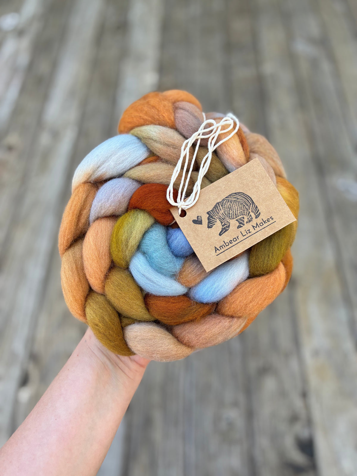Welcome Home - Spinning Fibre - Ambear Liz Makes