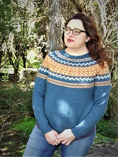 Amikihia Knits - Autumn Flowers Sweater