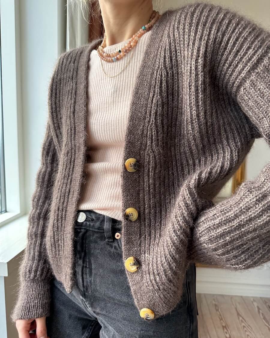 Agnete Cardigan - PetiteKnit - PRINTED PATTERN