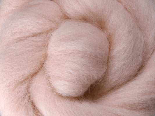 Corriedale Fibre 50g Sliver - Blush