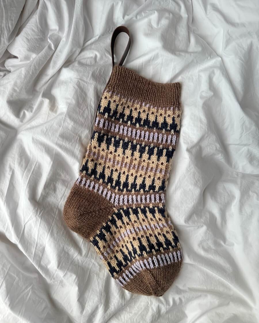 Celeste Christmas Stocking - PetiteKnit - PRINTED PATTERN