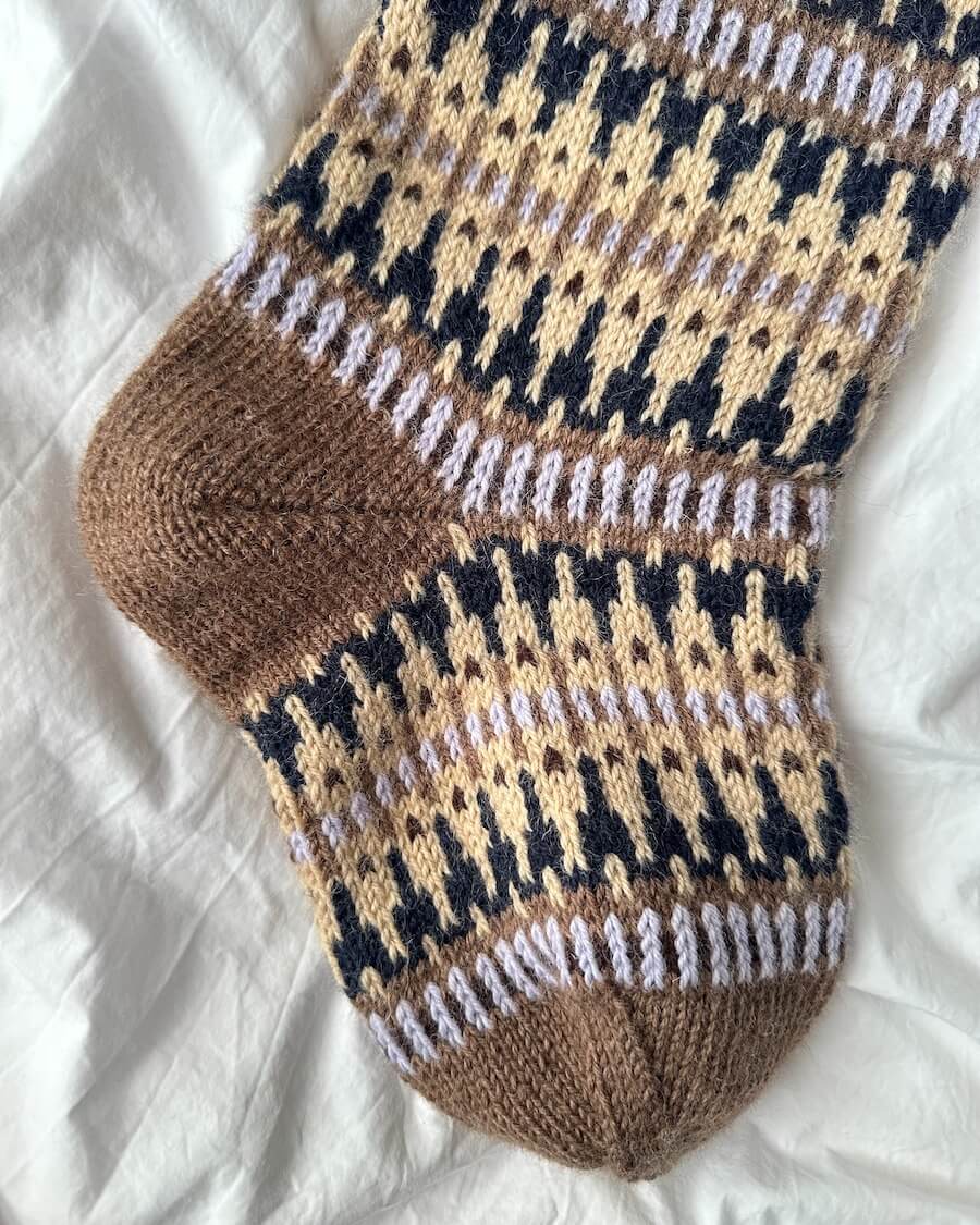 Celeste Christmas Stocking - PetiteKnit - PRINTED PATTERN