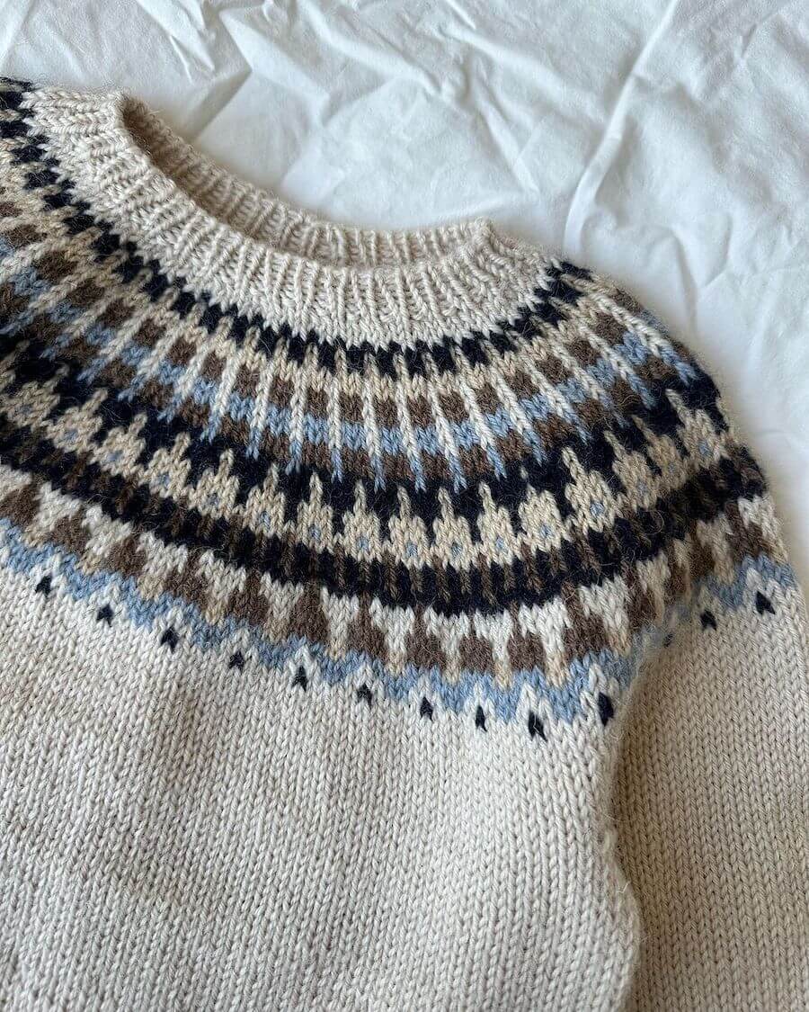 Celeste Sweater - Junior - PetiteKnit - PRINTED PATTERN
