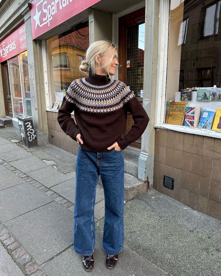 Celeste Sweater - PetiteKnit - PRINTED PATTERN