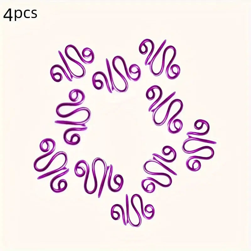 Ring - Tension guide for crochet/knitting - Purple