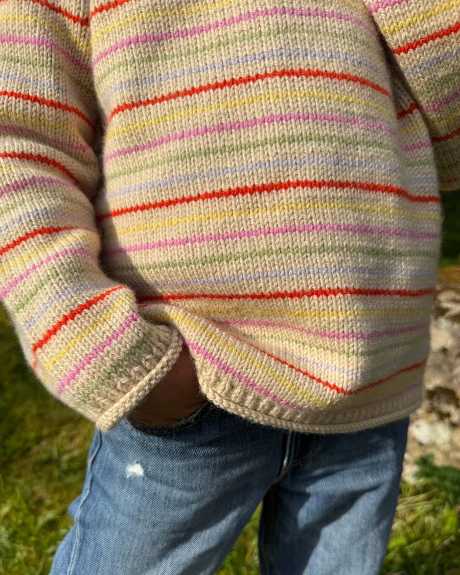 Frankie Sweater - Junior - PetiteKnit - PRINTED PATTERN