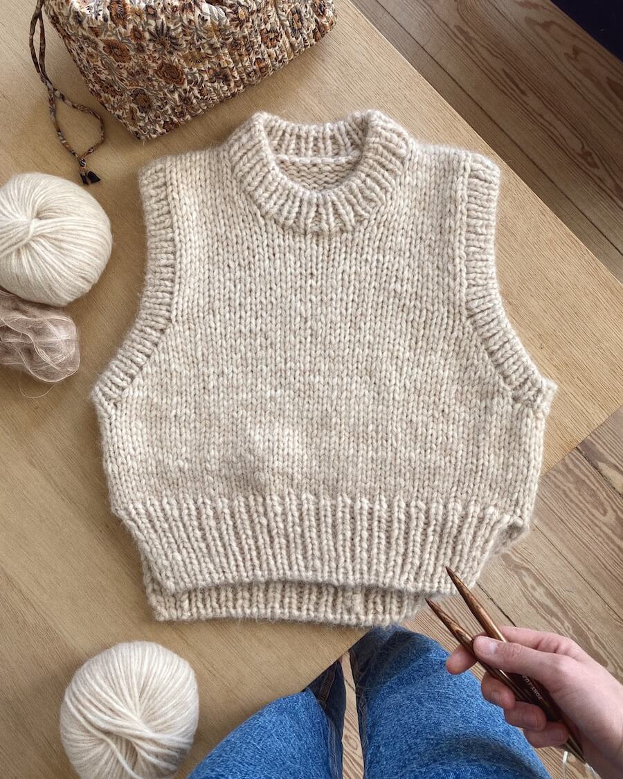 Holiday Slipover - PetiteKnit - PRINTED PATTERN