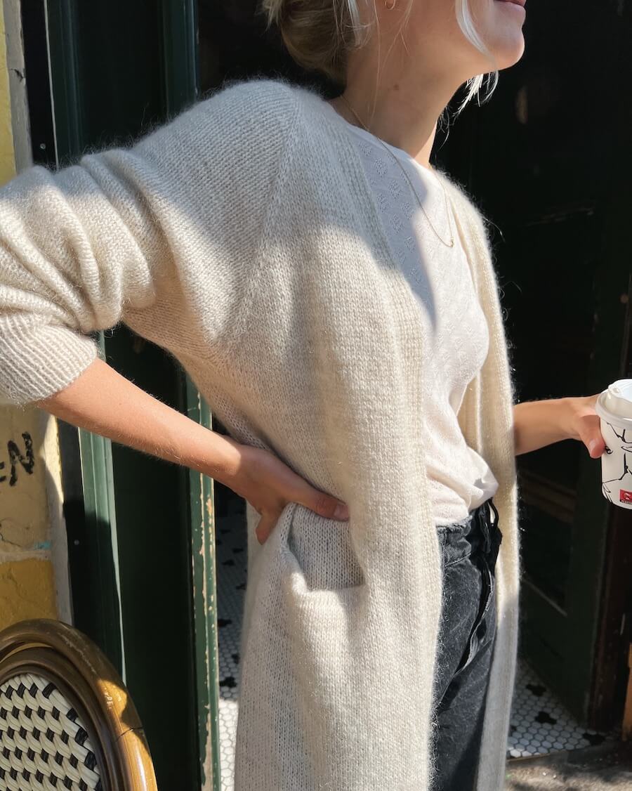 No Frills Cardigan - PetiteKnit - PRINTED PATTERN
