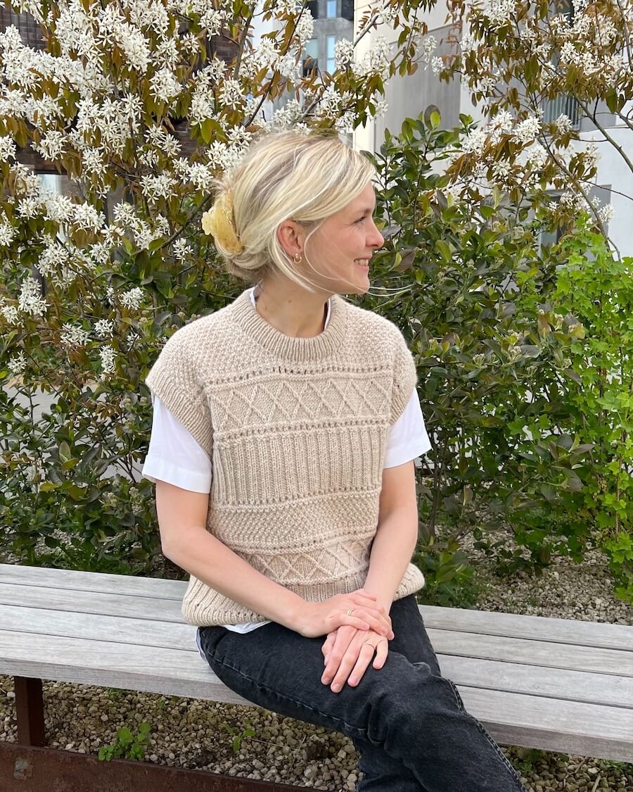 Ingrid Slipover - PetiteKnit - PRINTED PATTERN