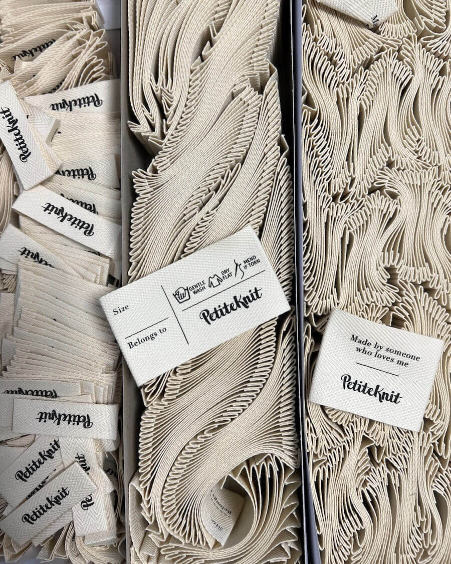 Garment Label - Laundry Care - PetiteKnit