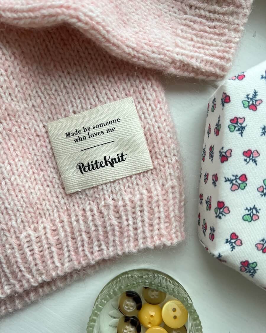 Garment Label - Made by Someone - PetiteKnit