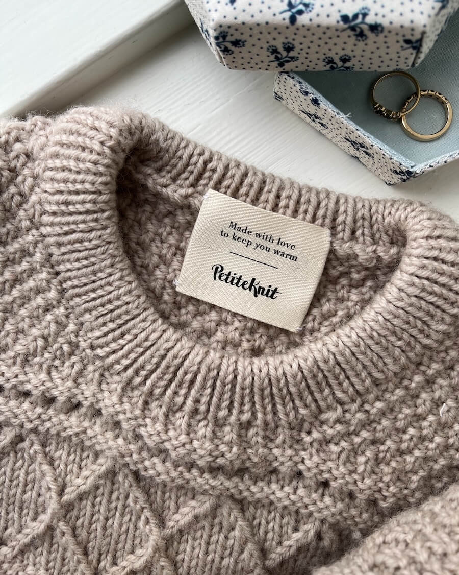 Garment Label - Made with Love - PetiteKnit