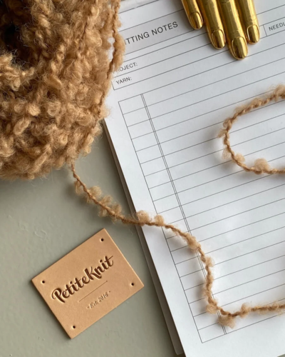 Leather Label - PetiteKnit