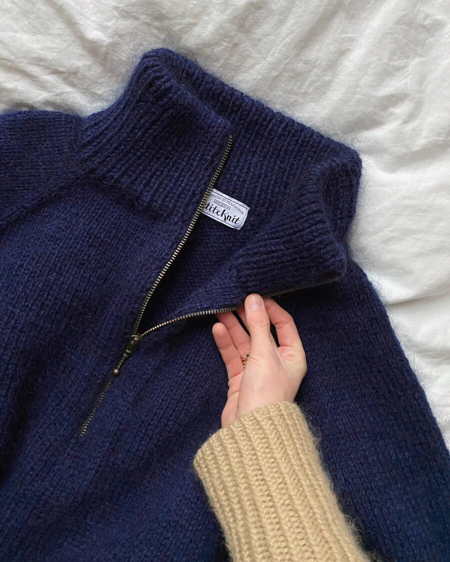 Zipper Sweater - Man - PetiteKnit - PRINTED PATTERN