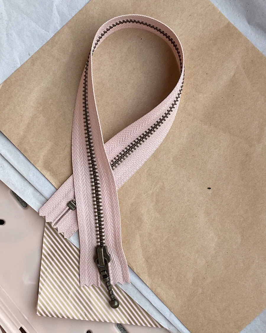 Zipper - 35 cm Powder Pink - PetiteKnit