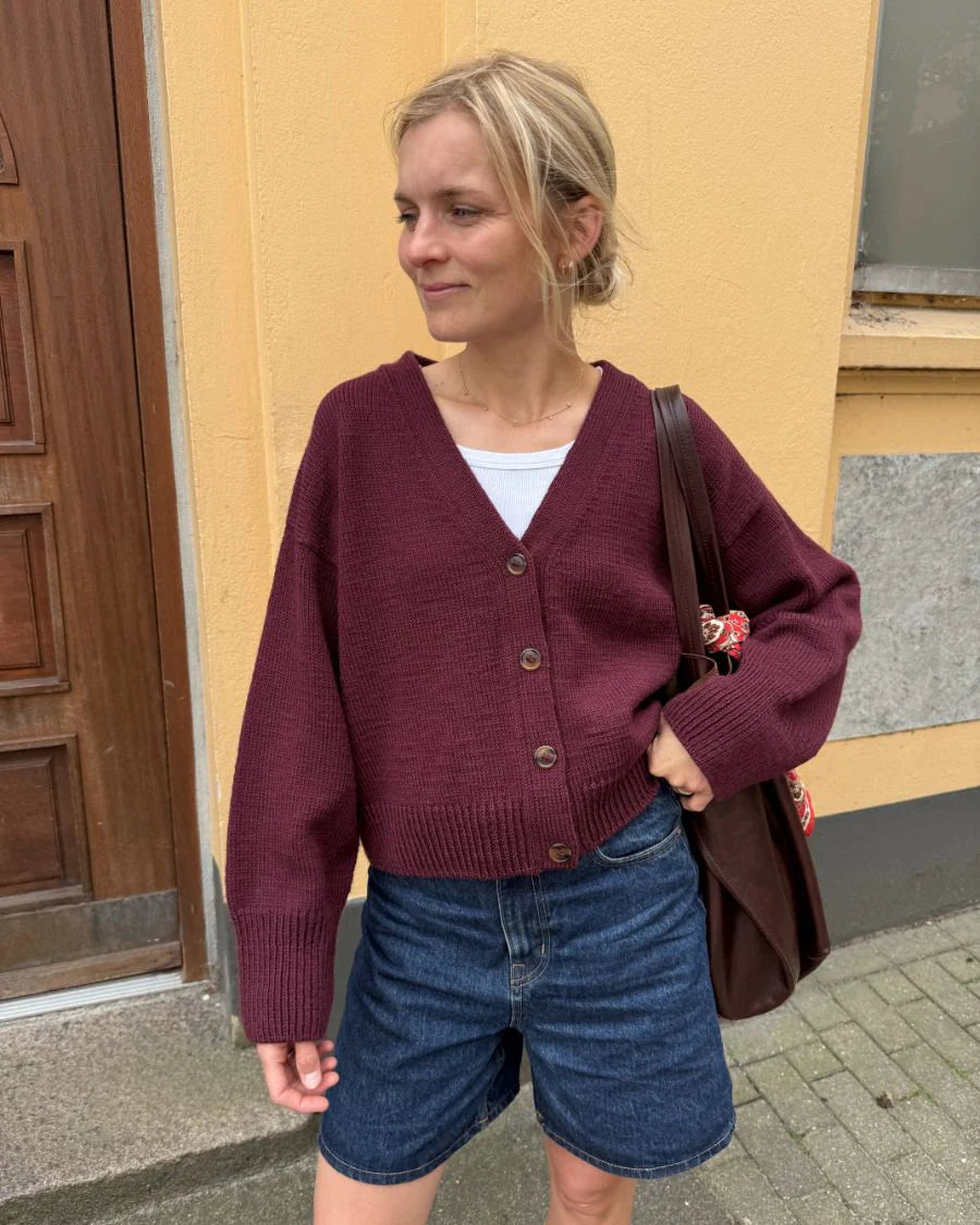 Scarlet Cardigan - PetiteKnit - PRINTED PATTERN