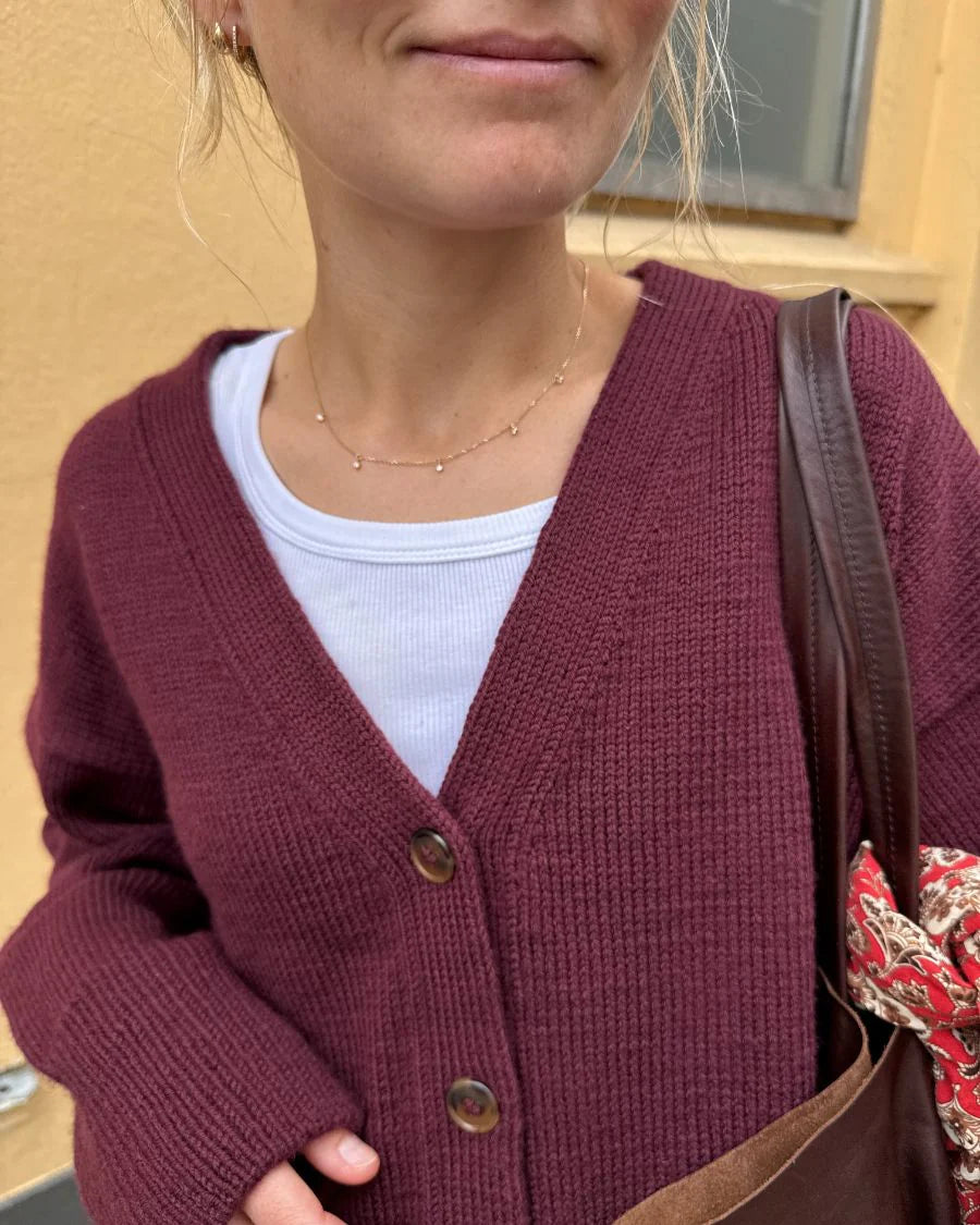 Scarlet Cardigan - PetiteKnit - PRINTED PATTERN