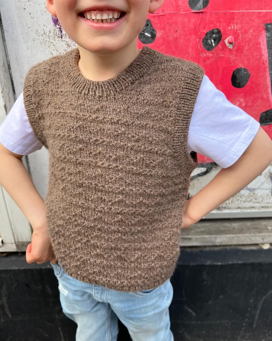Sille Slipover Mini - PetiteKnit - PRINTED PATTERN