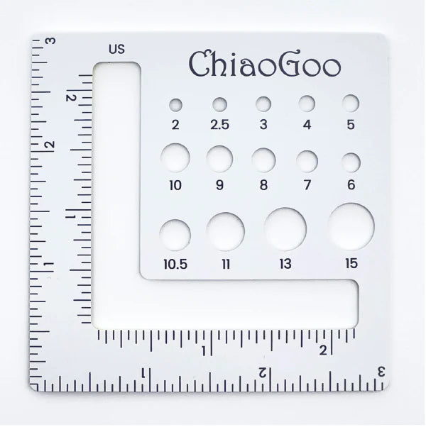 Chiaogoo - Needle Gauge/Swatch Square - 7.5cm
