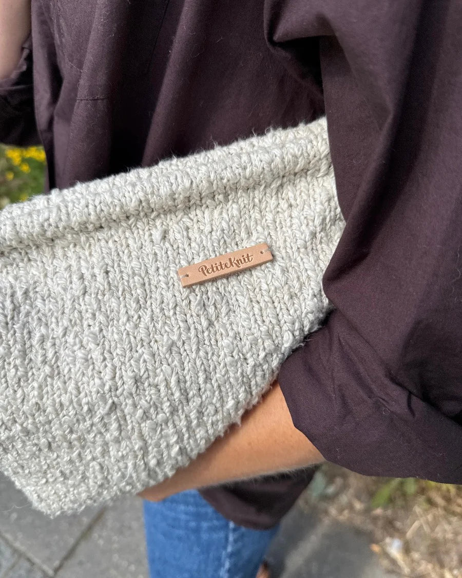 Garment Label - Tan Leather - PetiteKnit