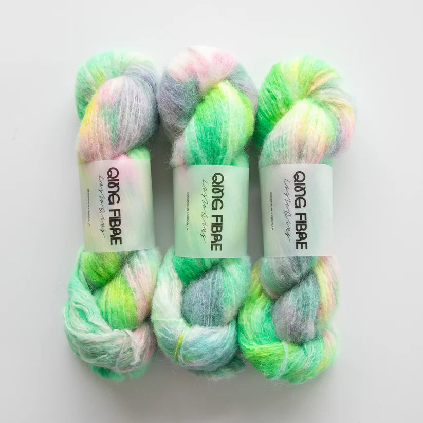 TIme Traveller - Melted Baby Suri - Qing Fibre