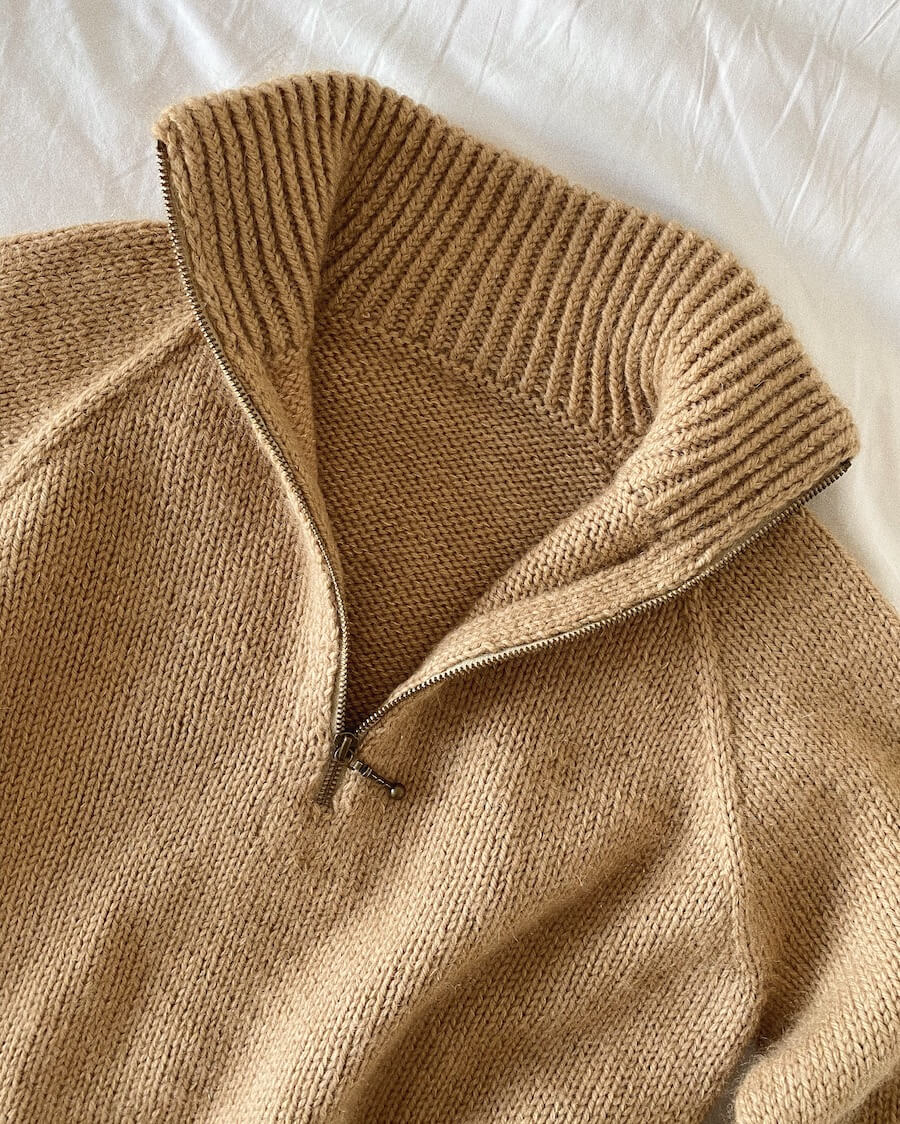 Zipper - 35 cm Sand - PetiteKnit