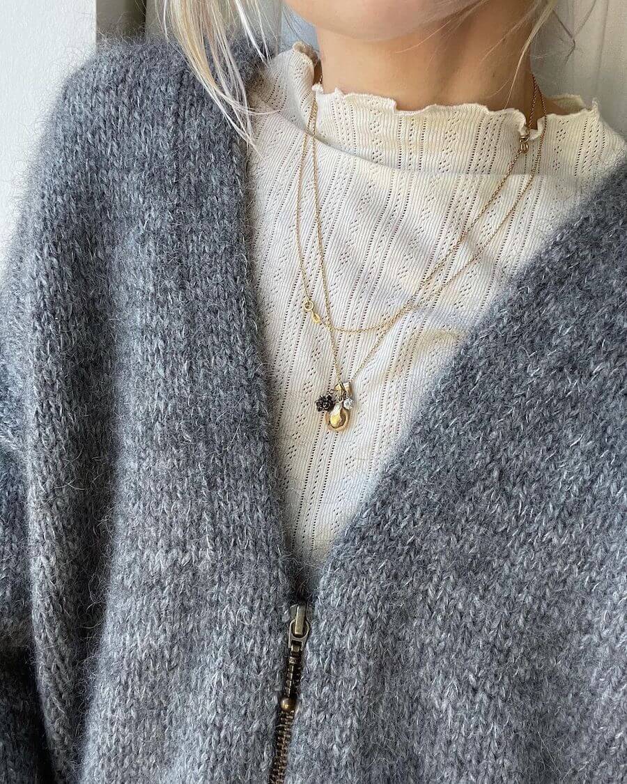 Zipper - 45 cm Granite - PetiteKnit
