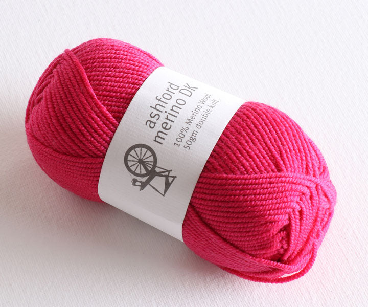 Ashford - Fuschia - Merino DK