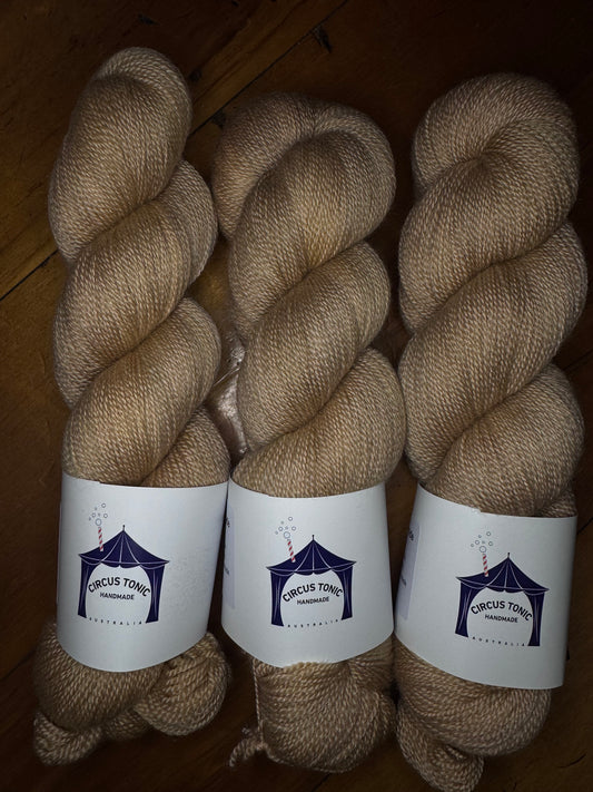 Hoshuku Lace - Circus Tonic Handmade Yarn - Golden Rod