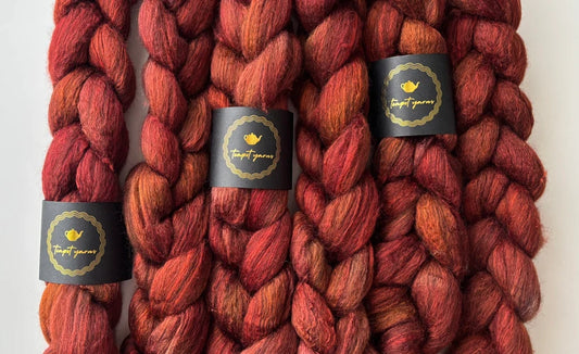 Copper - Spinning Fibre - Teapot Yarns