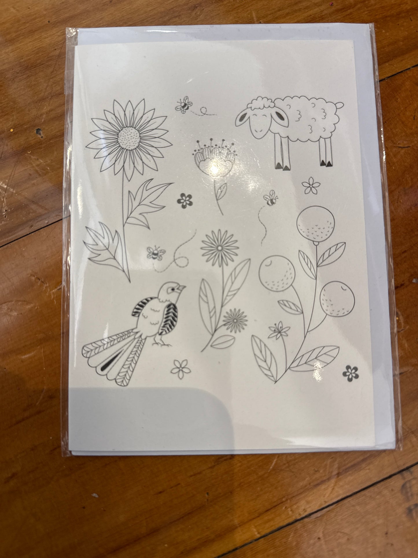 Gift Card - Flowers and Sheep