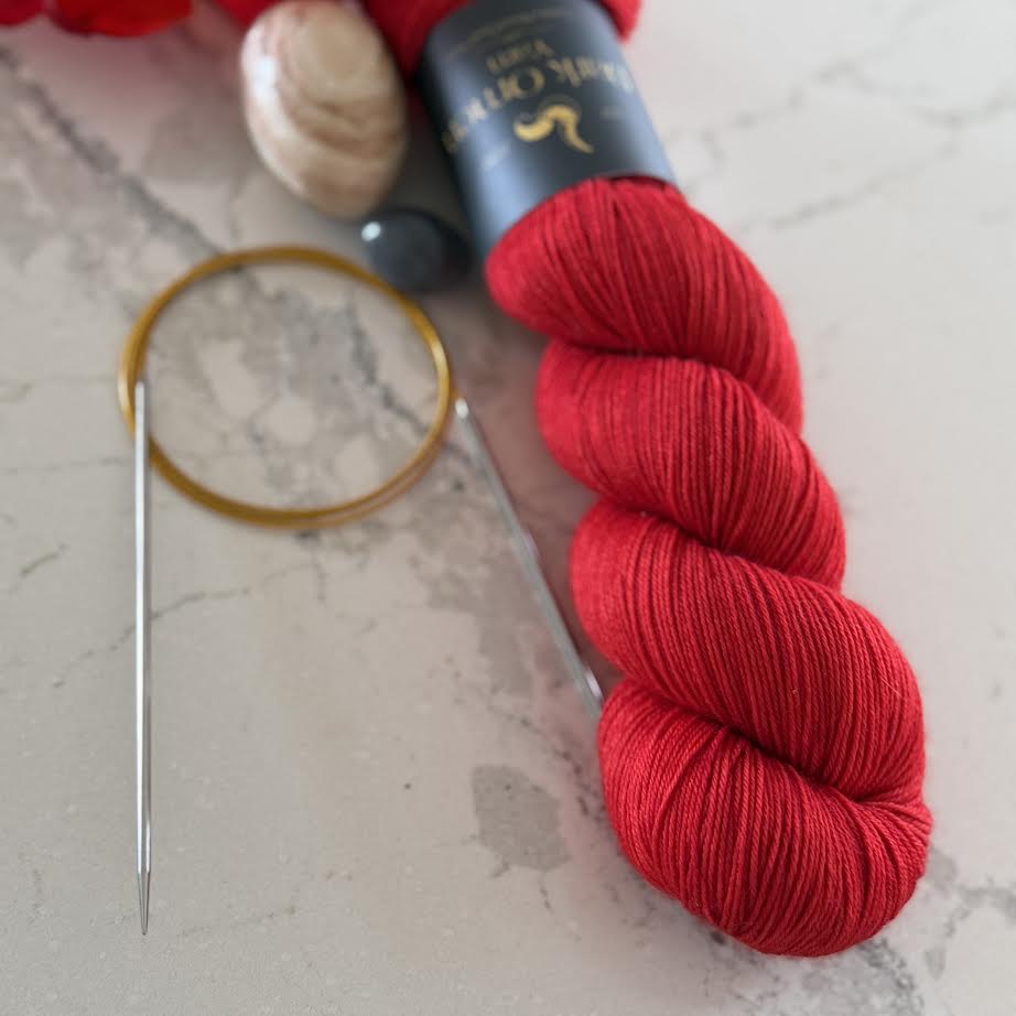 Smaug Socks Kit - Dark Omen Yarn
