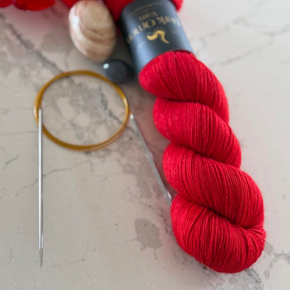 Smaug Socks Kit - Dark Omen Yarn
