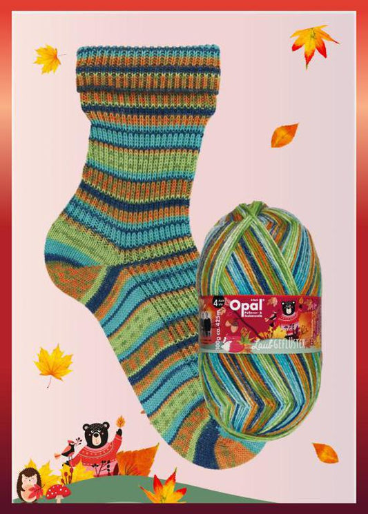 Opal Laubgefluster/Leaf Whispers 4 Ply - 11252