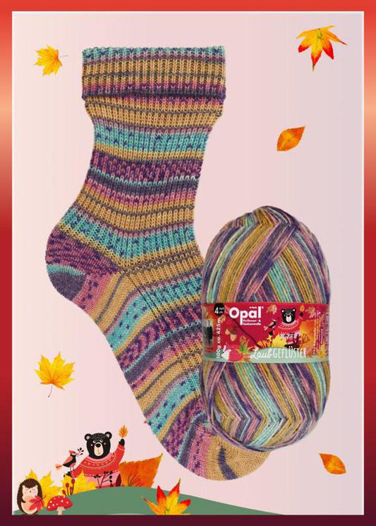 Opal Laubgefluster/Leaf Whispers 4 Ply - 11253