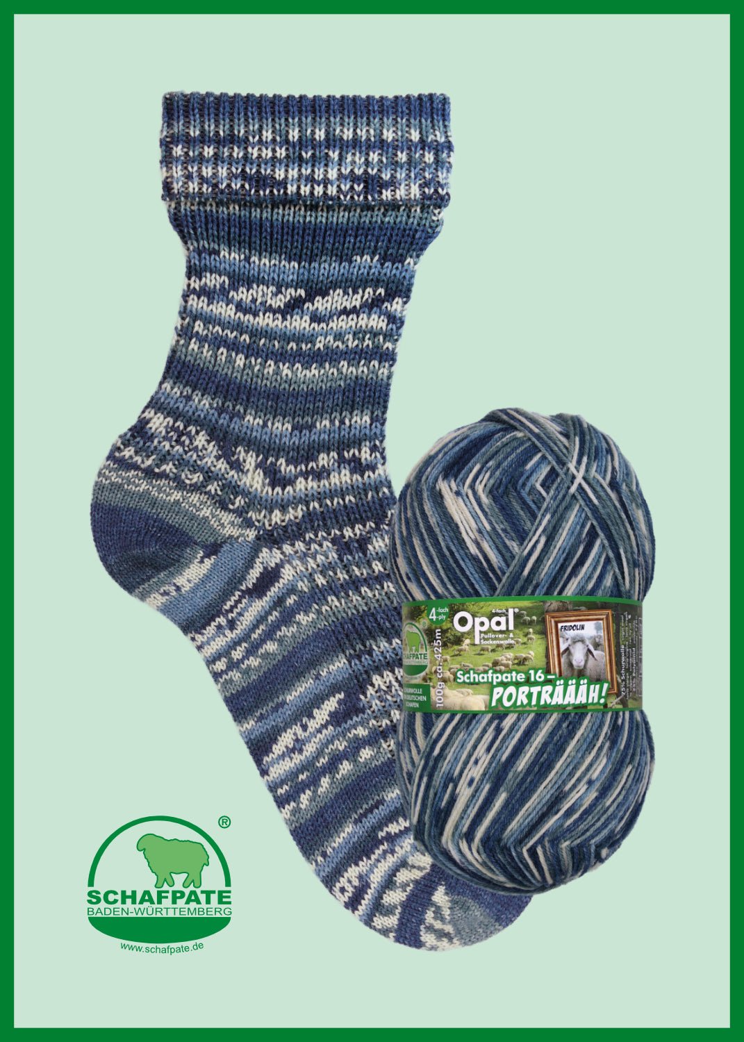 Opal Schafpate 16 - Portraah 4 Ply - 11453