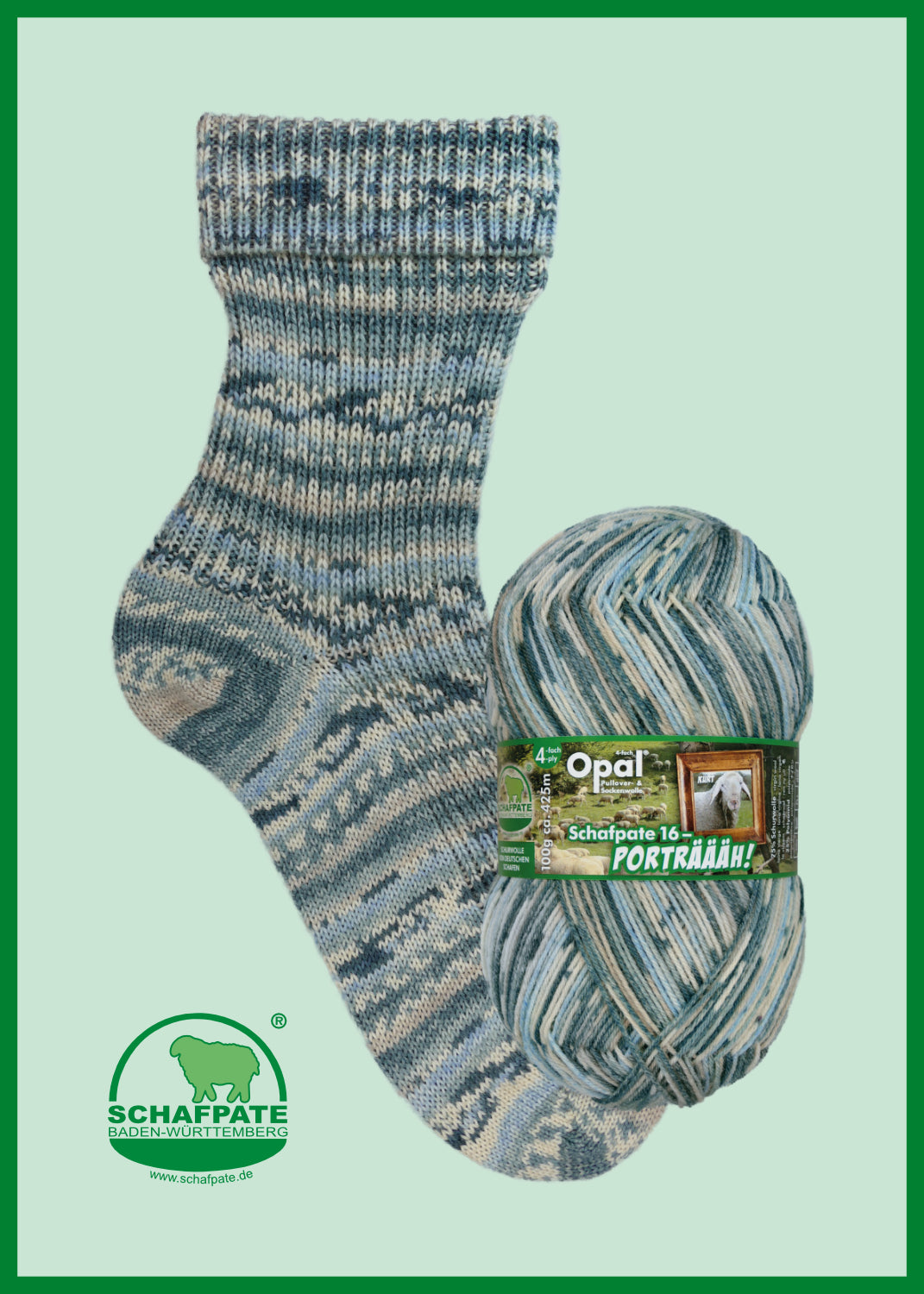 Opal Schafpate 16 - Portraah 4 Ply - 11457