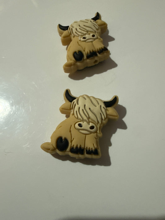 Needle Stoppers - Highland Cows -  Fawn