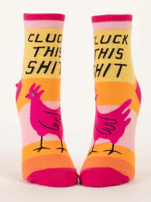 Blue Q - Ladies Ankle Socks - Cluck this Sh!t