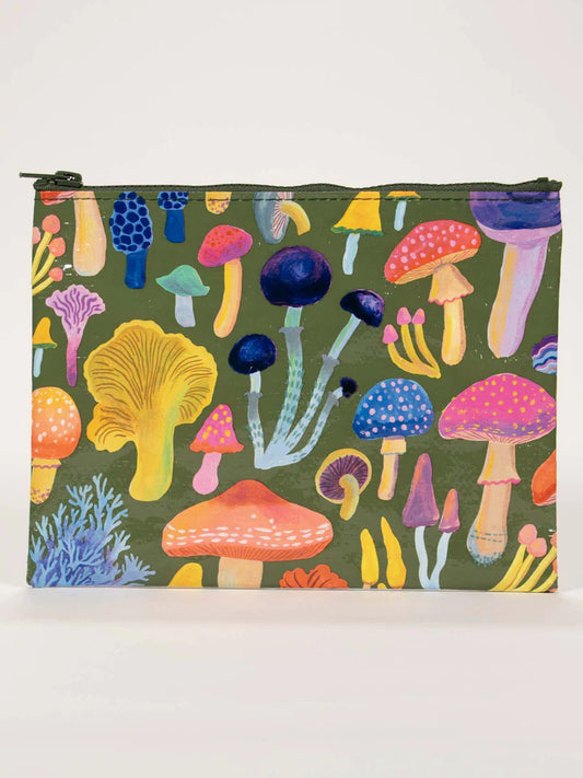 Blue Q - Zipper Pouch - Mushrooms