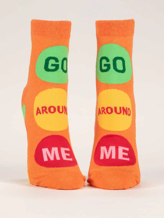 Blue Q - Ladies Ankle Socks - Go Around Me