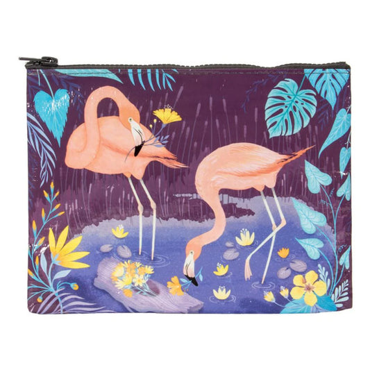 Blue Q - Zipper Pouch - Flamingo