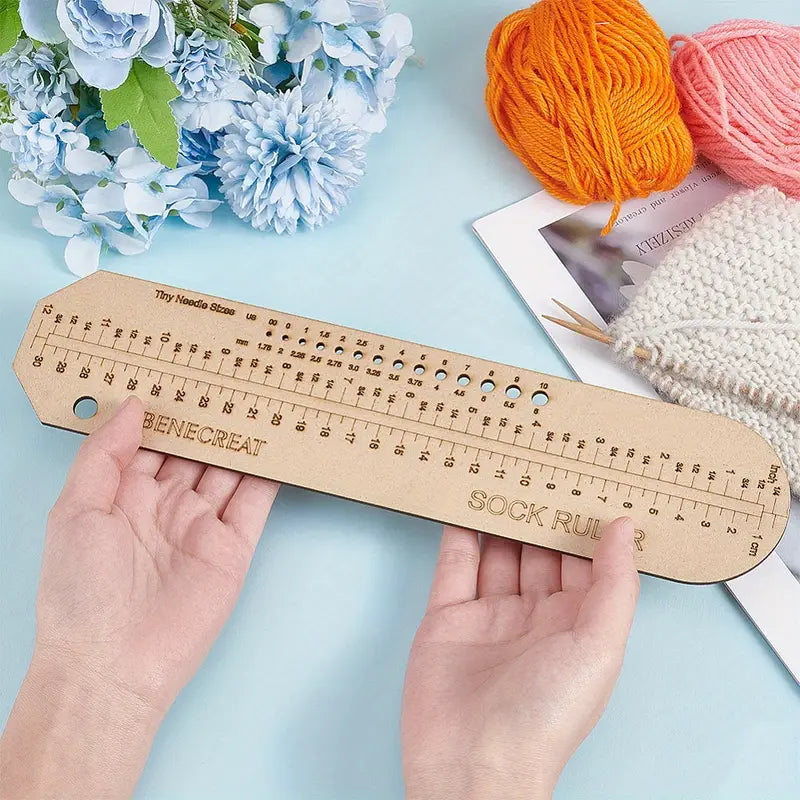 Sock Ruler/Needle Gauge